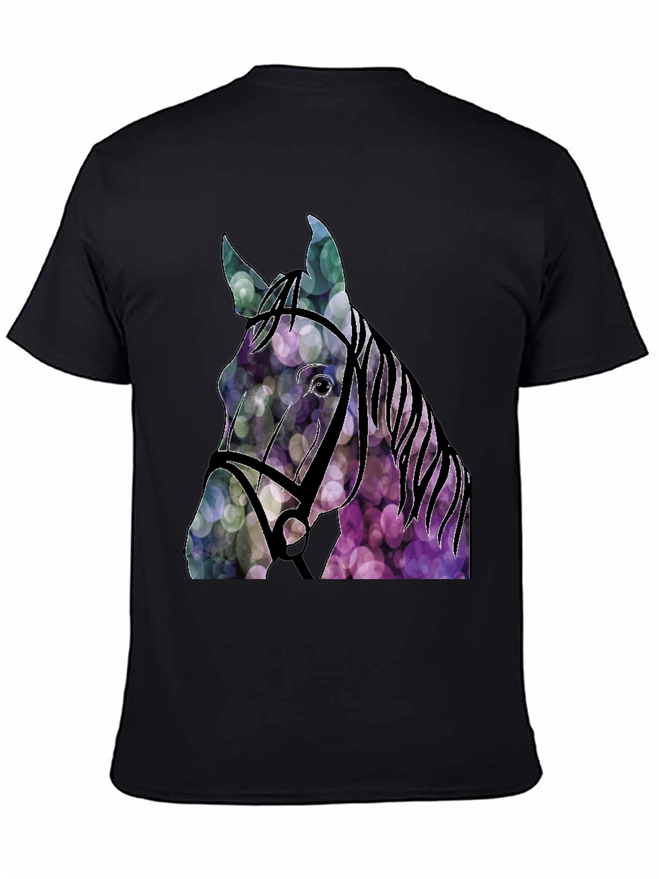 Abstract Horse Head Graphic Tee