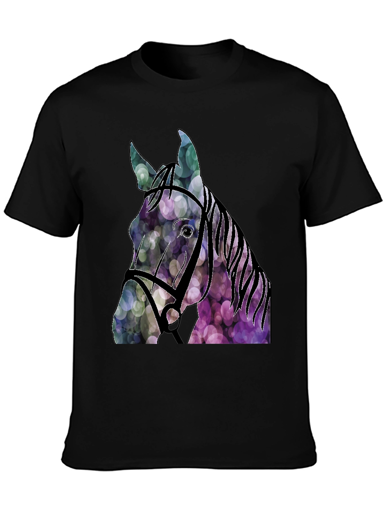 Abstract Horse Head Graphic Tee