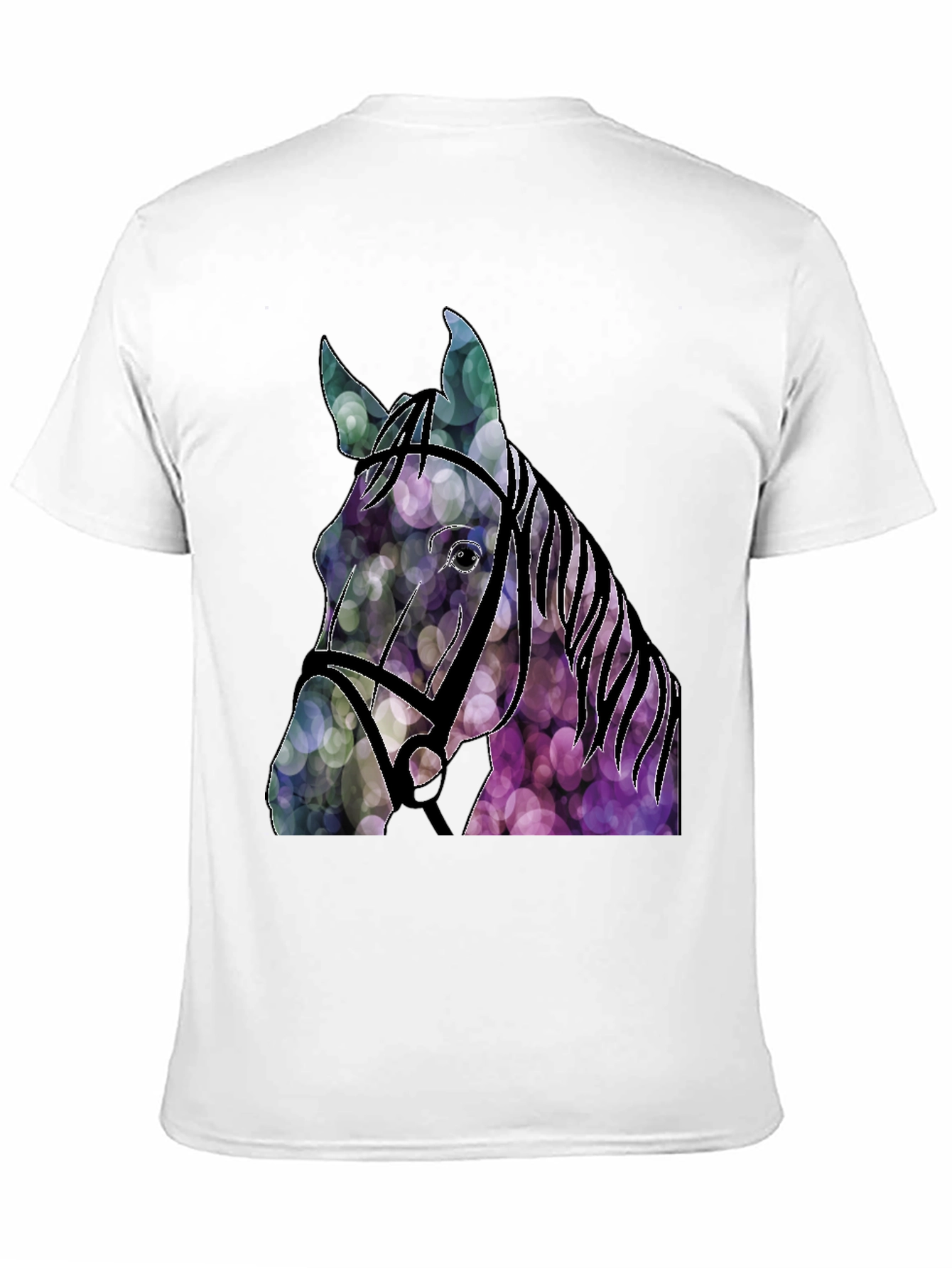 Abstract Horse Head Graphic Tee