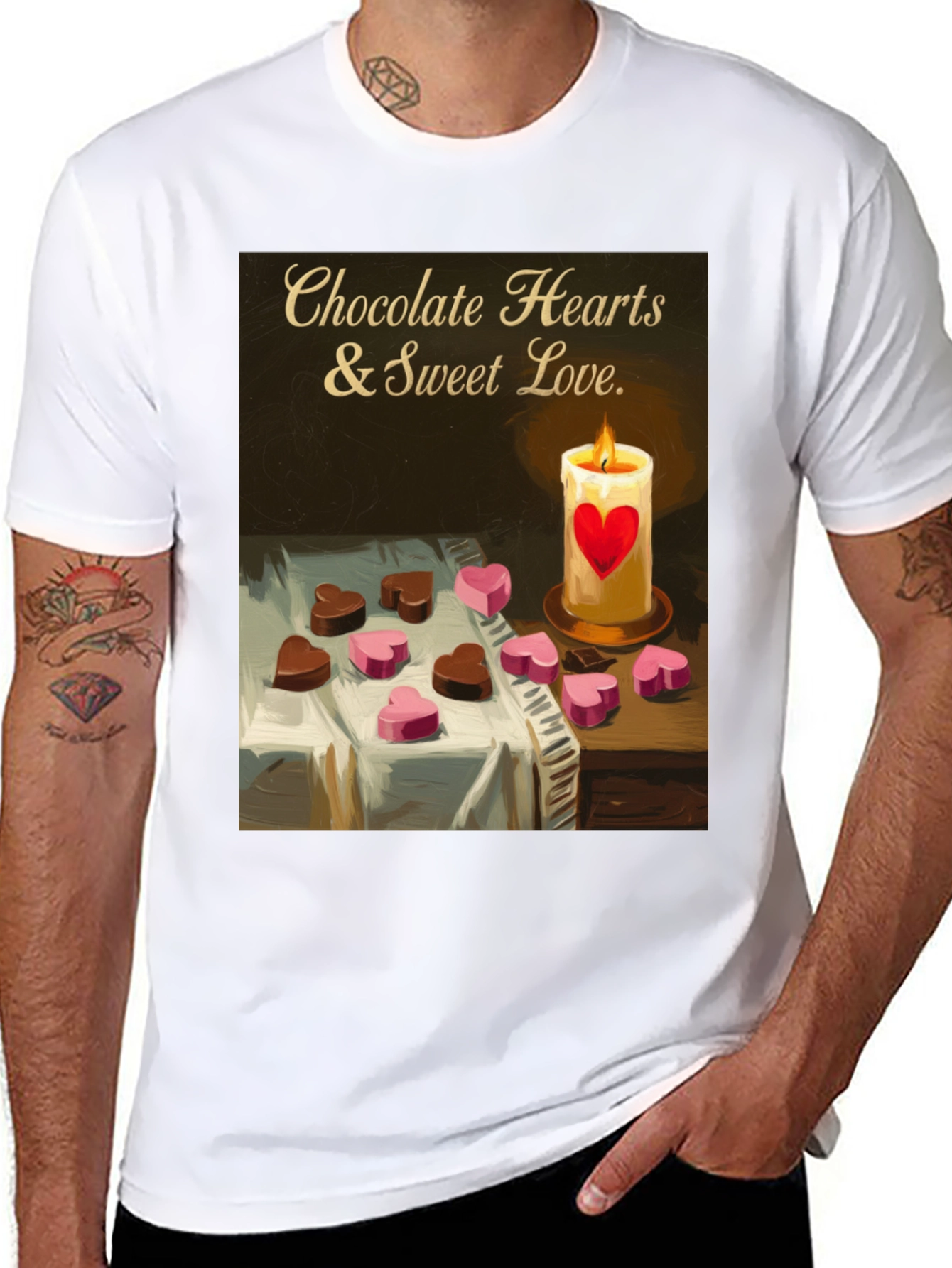Chocolate Hearts & Sweet Love T-Shirt