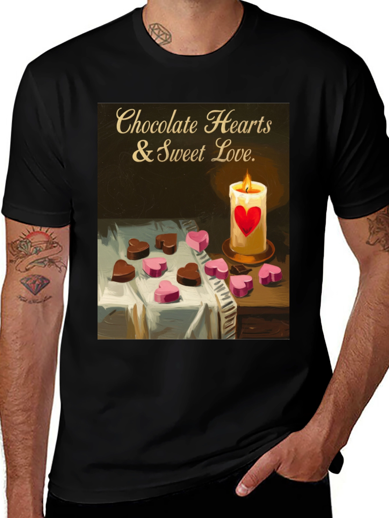 Chocolate Hearts & Sweet Love T-Shirt