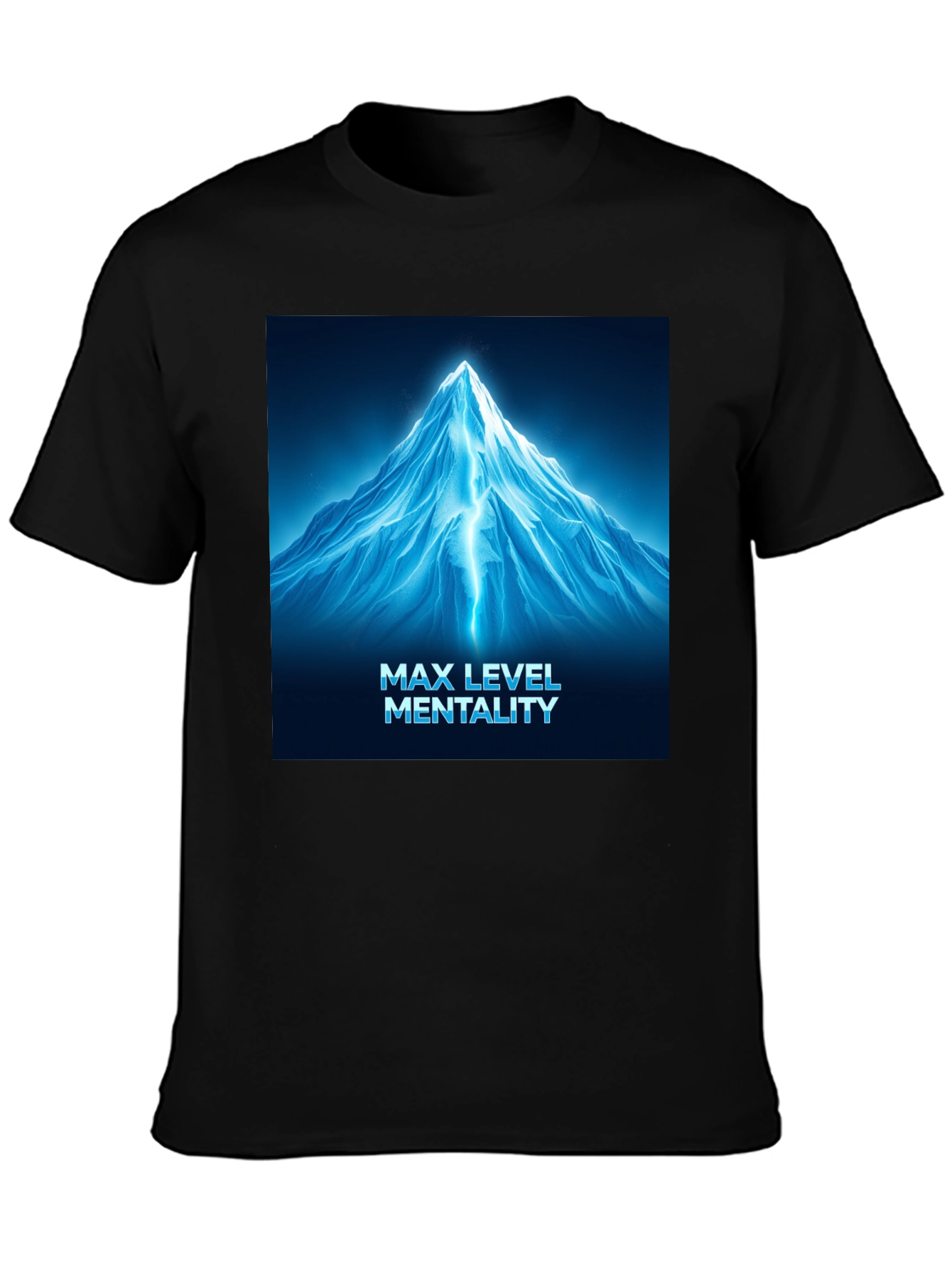 Max Level Mentality Black T-Shirt
