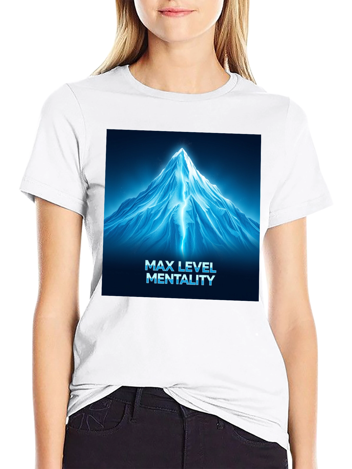 Max Level Mentality Black T-Shirt