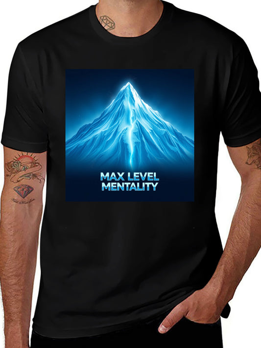 Max Level Mentality Black T-Shirt