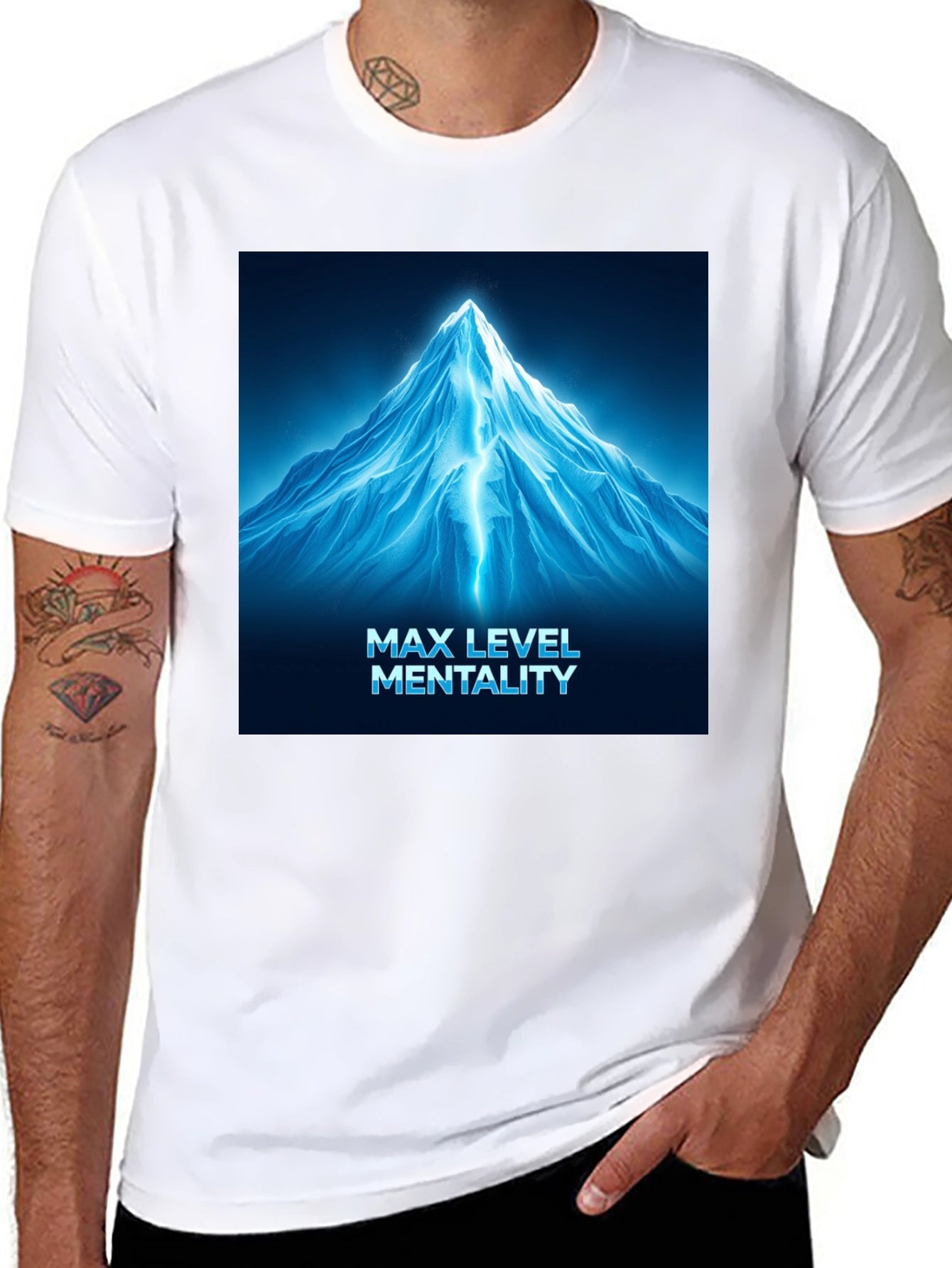 Max Level Mentality Black T-Shirt