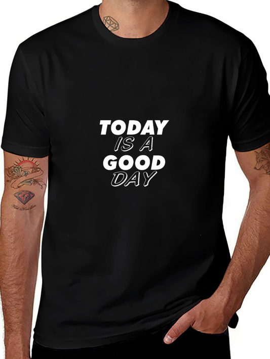 Today is a Good Day Graphic Tee - Black