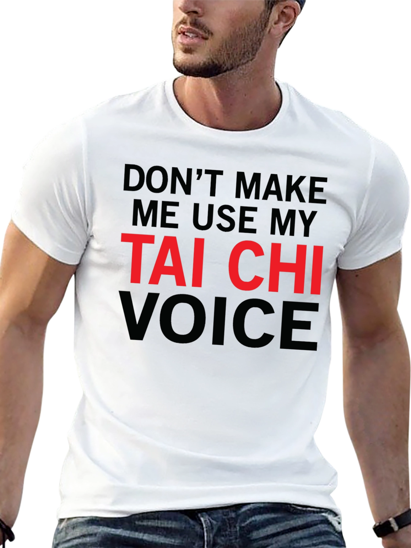 Tai Chi Voice T-Shirt - Funny Martial Arts Tee