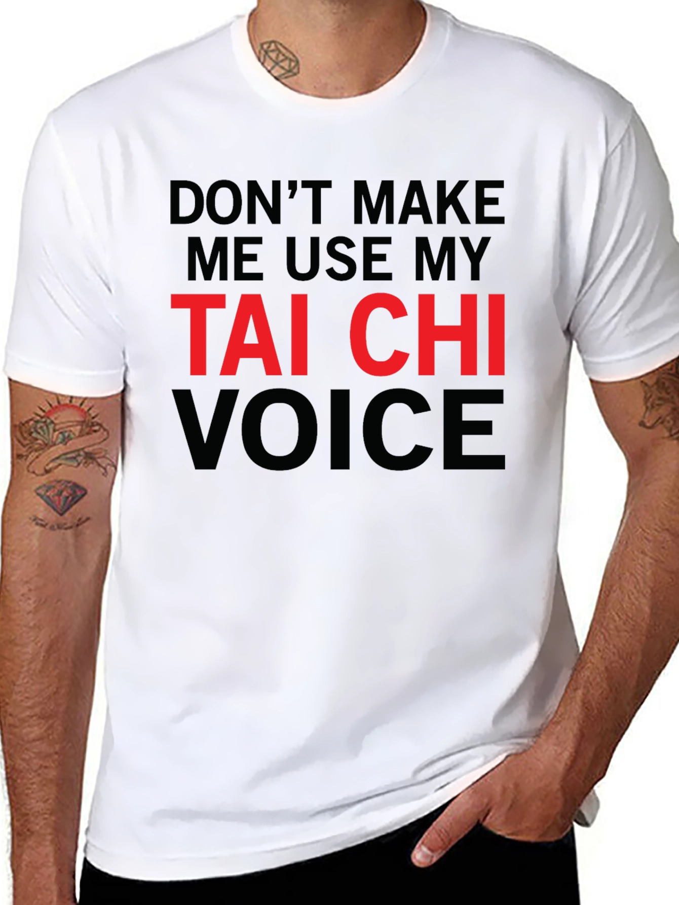 Tai Chi Voice T-Shirt - Funny Martial Arts Tee