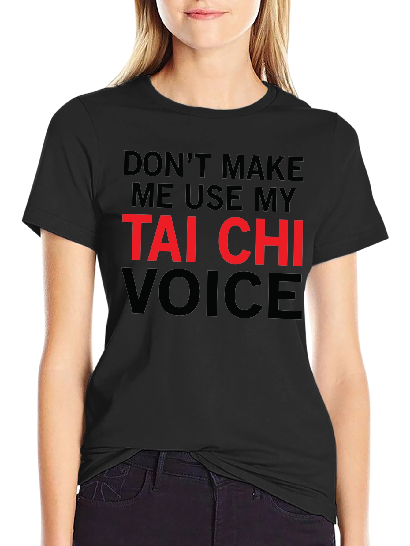 Tai Chi Voice T-Shirt - Funny Martial Arts Tee