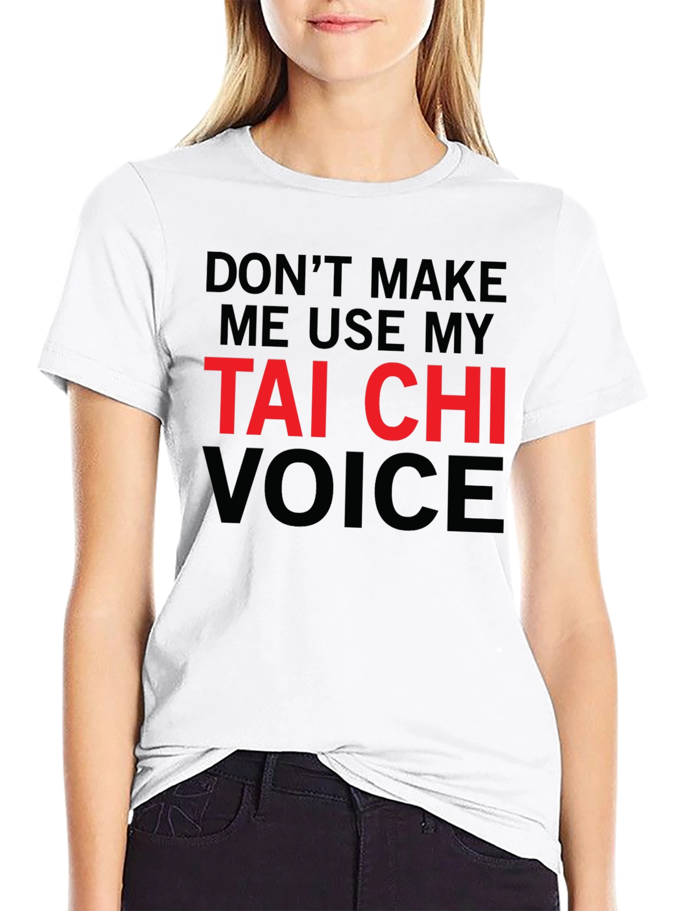 Tai Chi Voice T-Shirt - Funny Martial Arts Tee