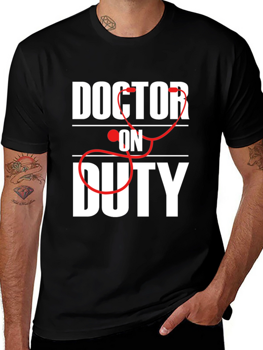 Doctor On Duty Graphic T-Shirt - Medical Professional Apparel