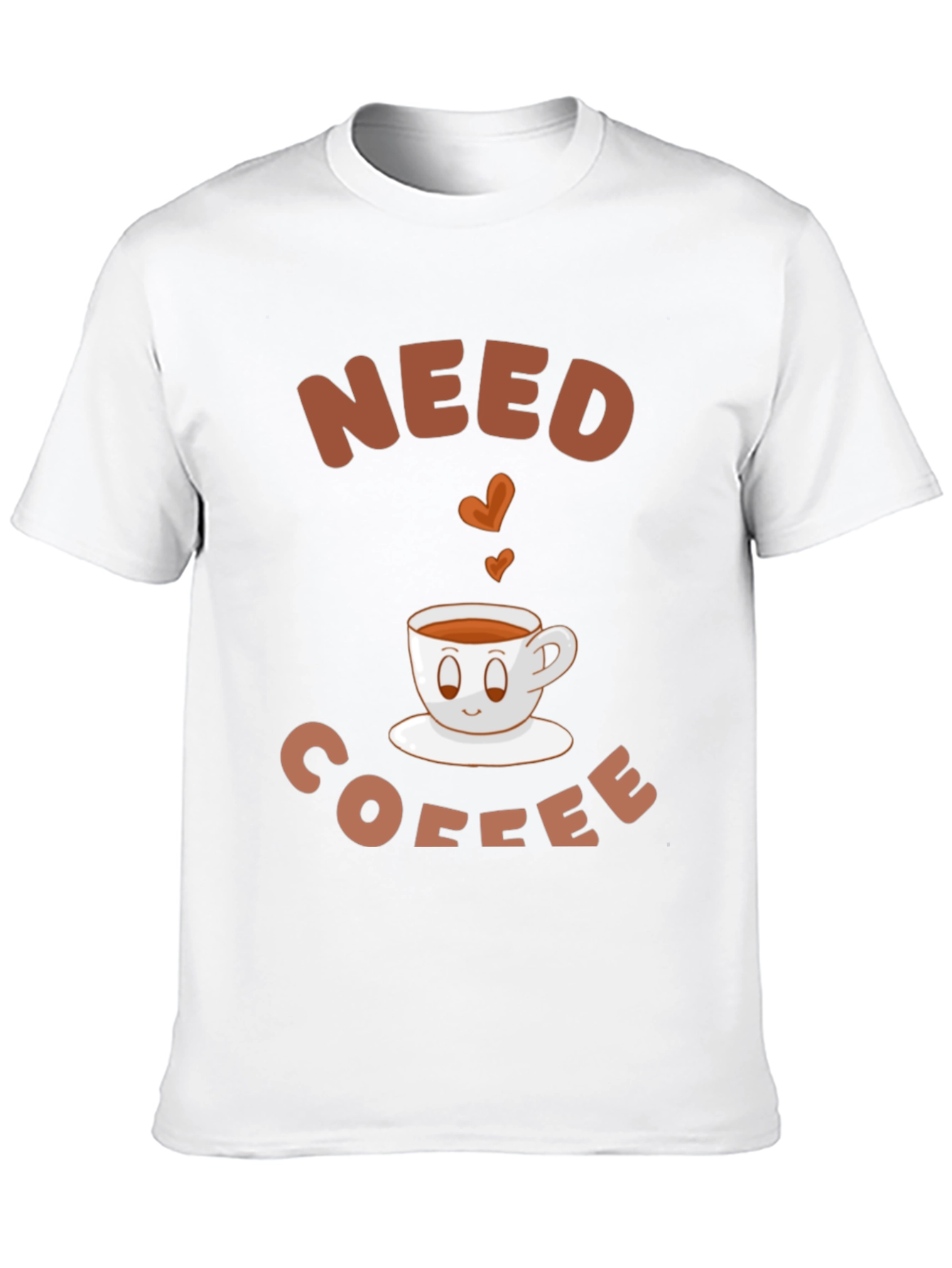 Need Coffee T-Shirt - Cute Coffee Cup Graphic Tee