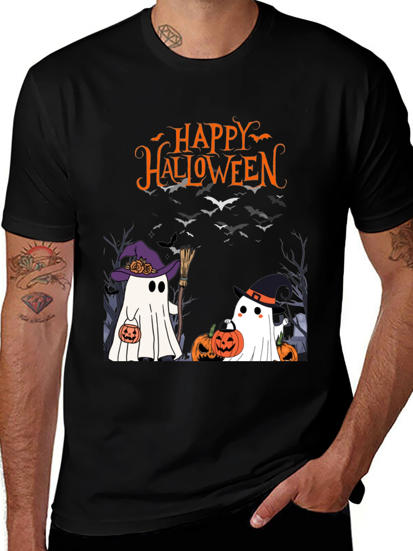 Halloween Ghost T-Shirt Spooky Season Tee