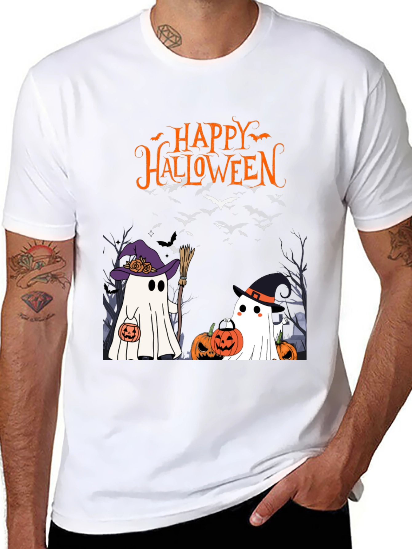 Halloween Ghost T-Shirt Spooky Season Tee