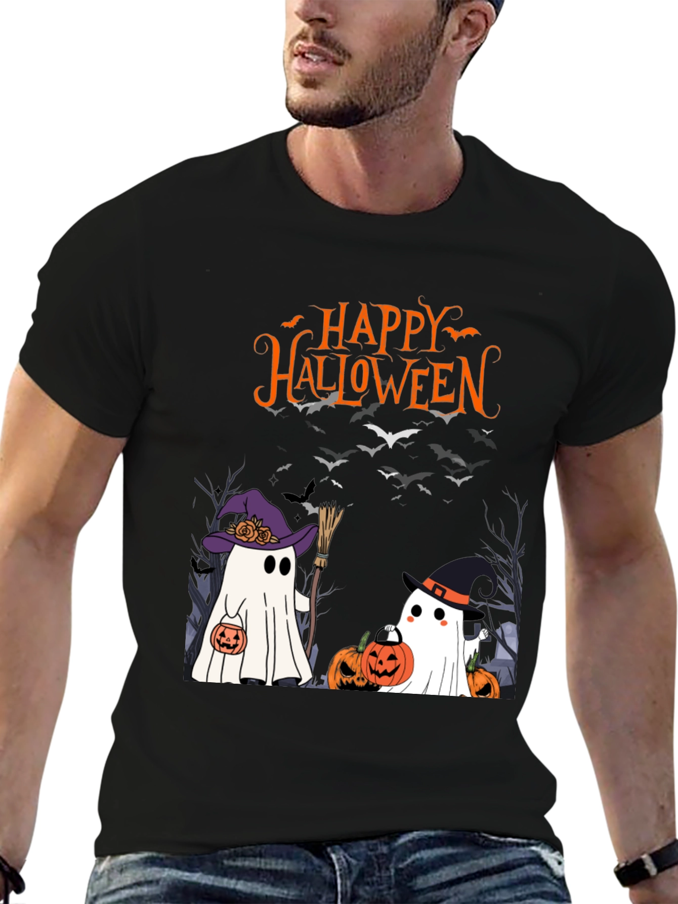 Halloween Ghost T-Shirt Spooky Season Tee