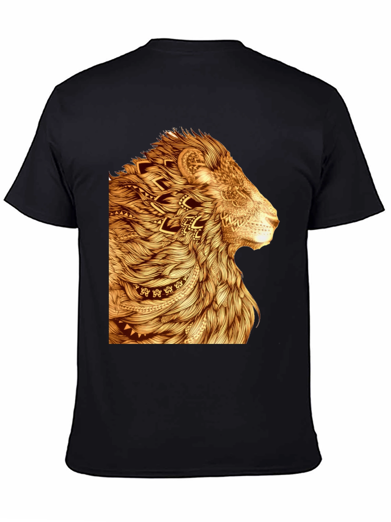 Lion Art Graphic T-Shirt - Stylish Animal Print Tee