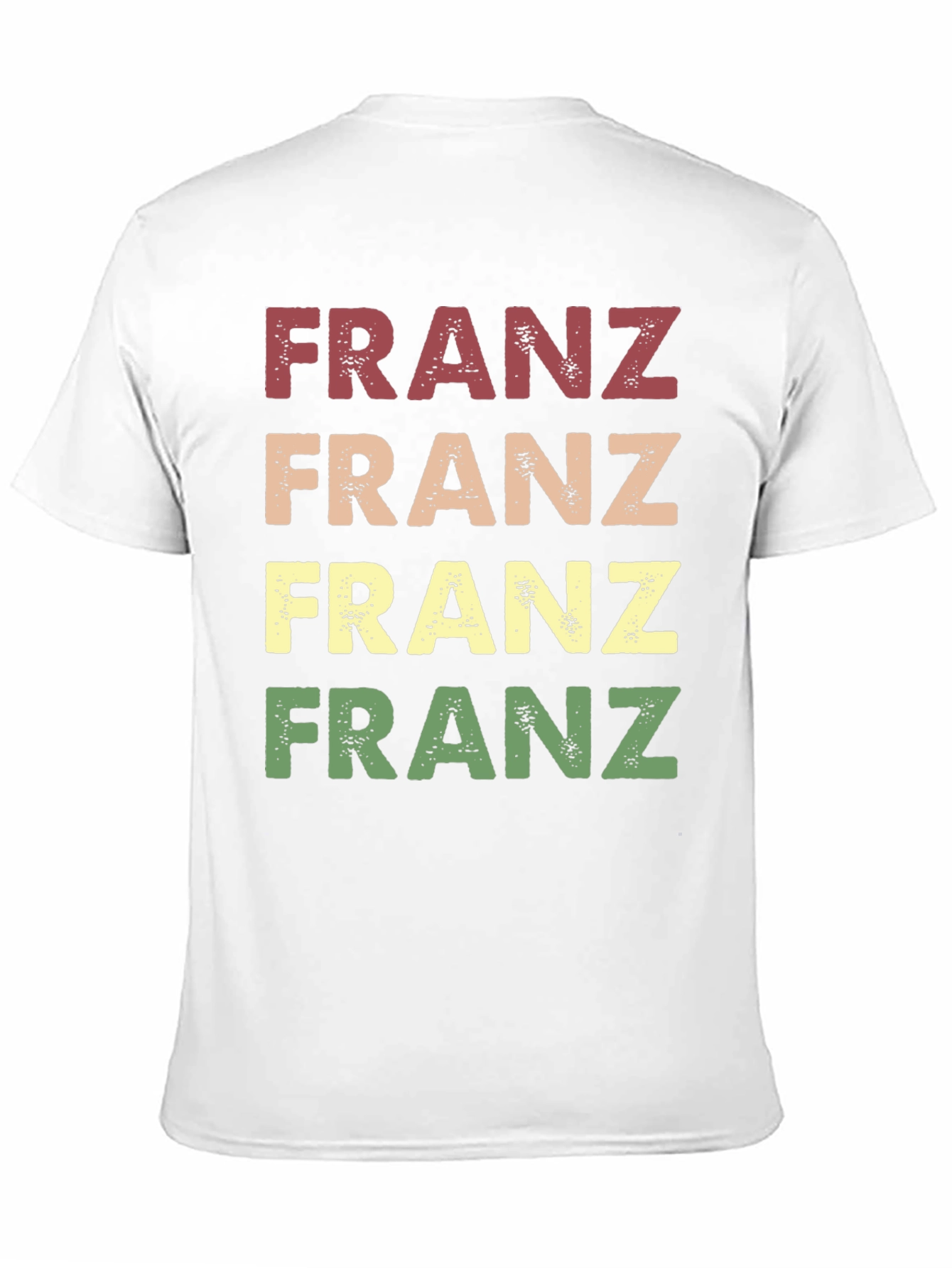 Retro Franz T-Shirt - Unique Personalized Name Tee
