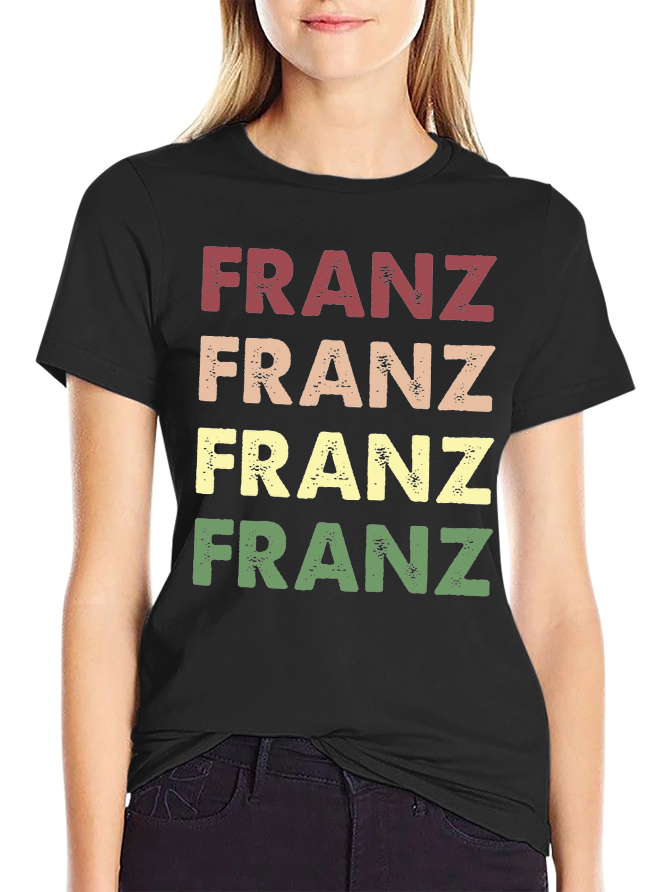 Retro Franz T-Shirt - Unique Personalized Name Tee