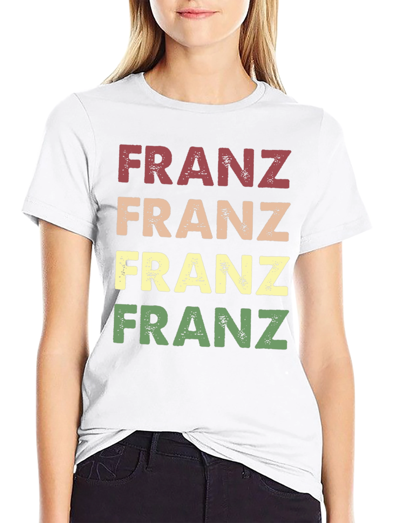 Retro Franz T-Shirt - Unique Personalized Name Tee