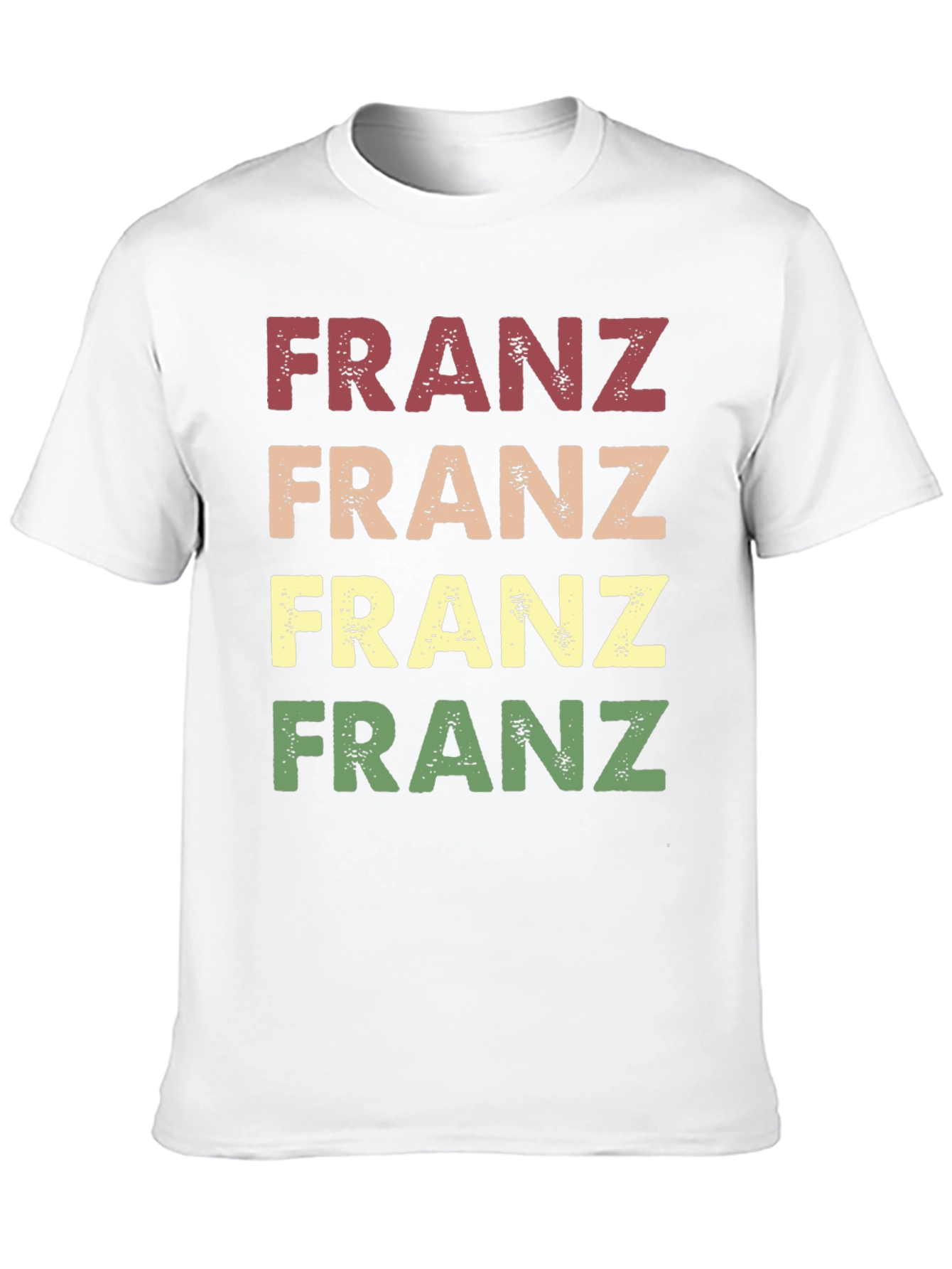 Retro Franz T-Shirt - Unique Personalized Name Tee