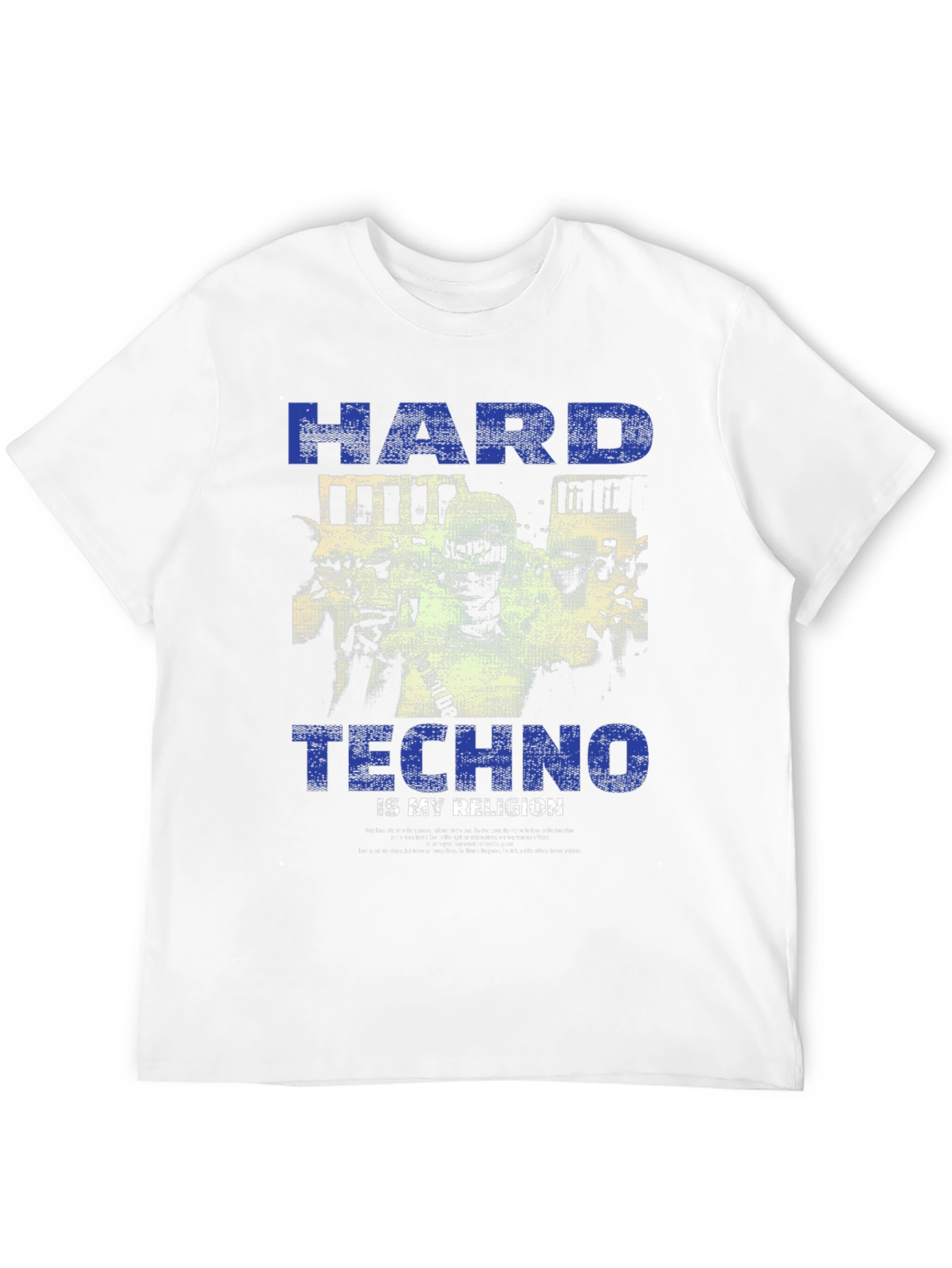 Hard Techno is My Religion Black Graphic T-Shirt