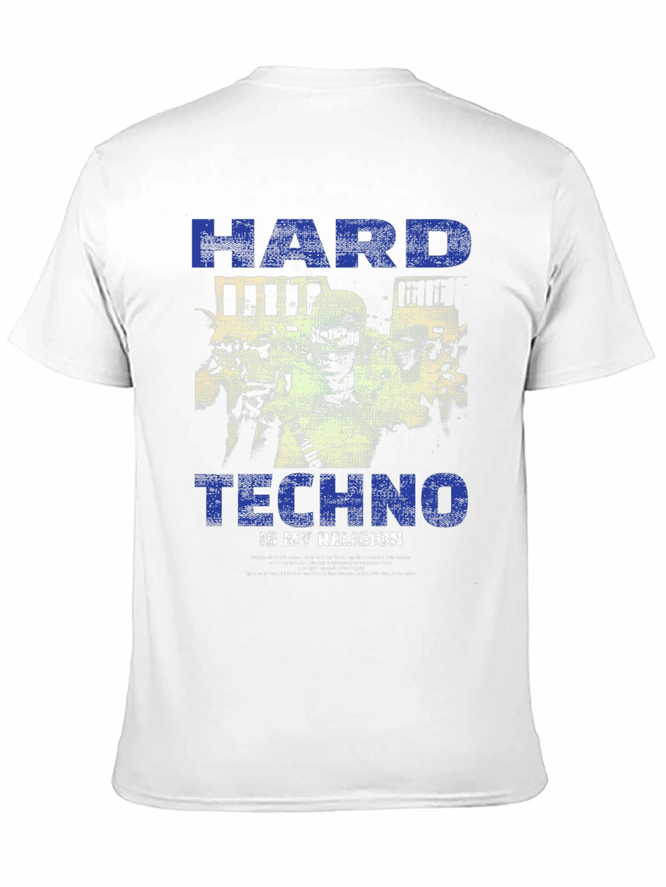 Hard Techno is My Religion Black Graphic T-Shirt