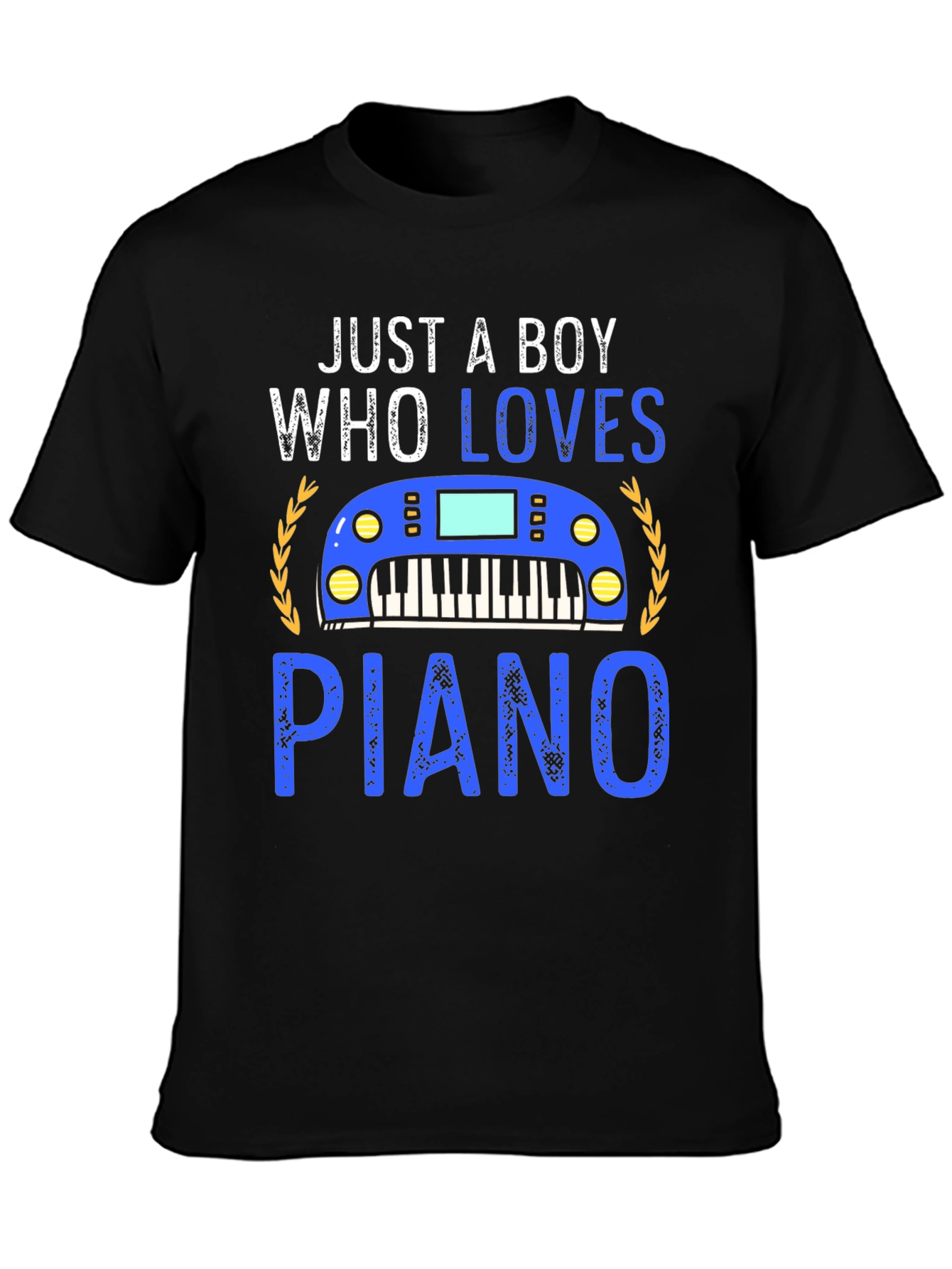 Just a Boy Who Loves Piano Graphic Tee