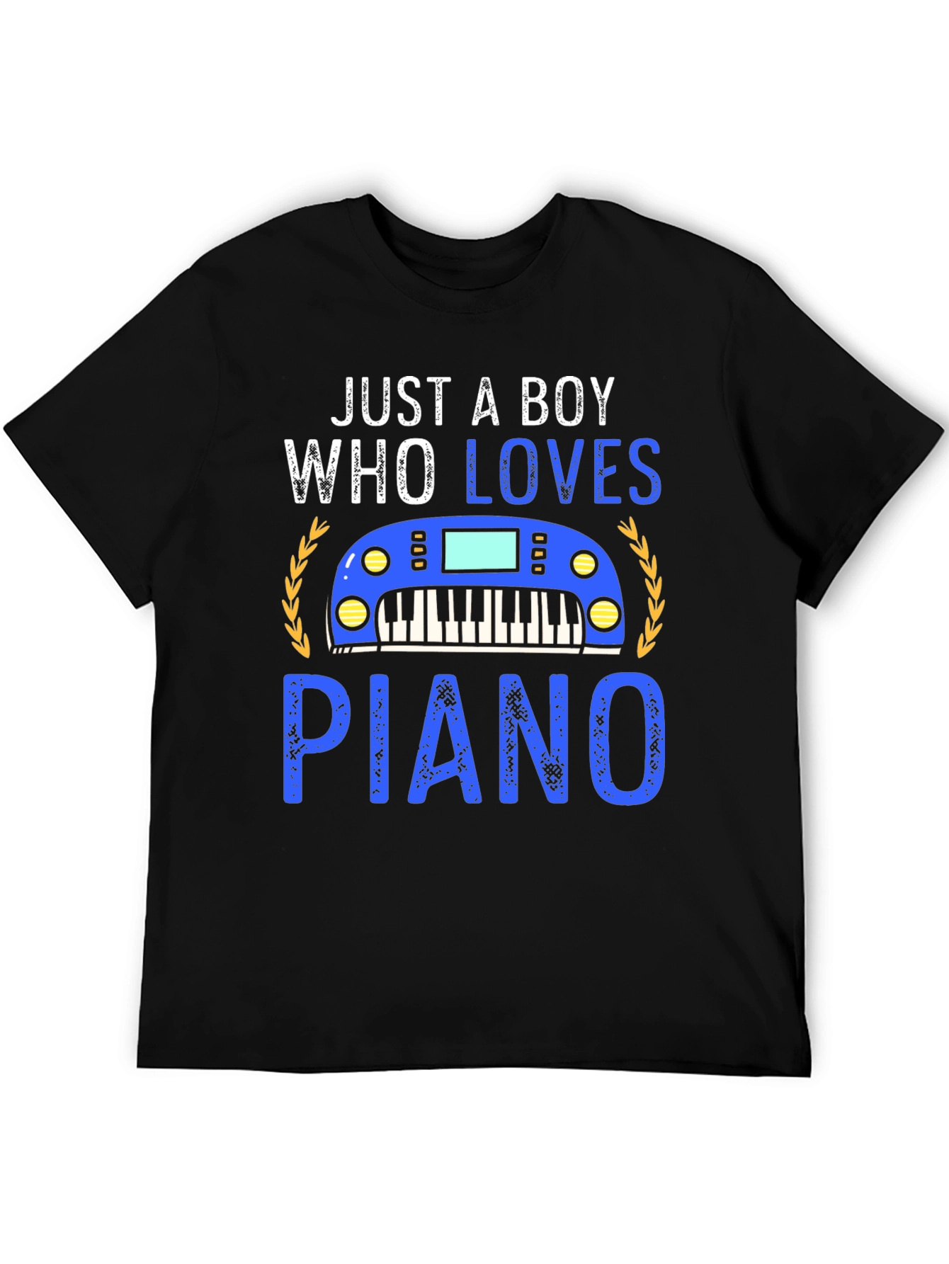 Just a Boy Who Loves Piano Graphic Tee