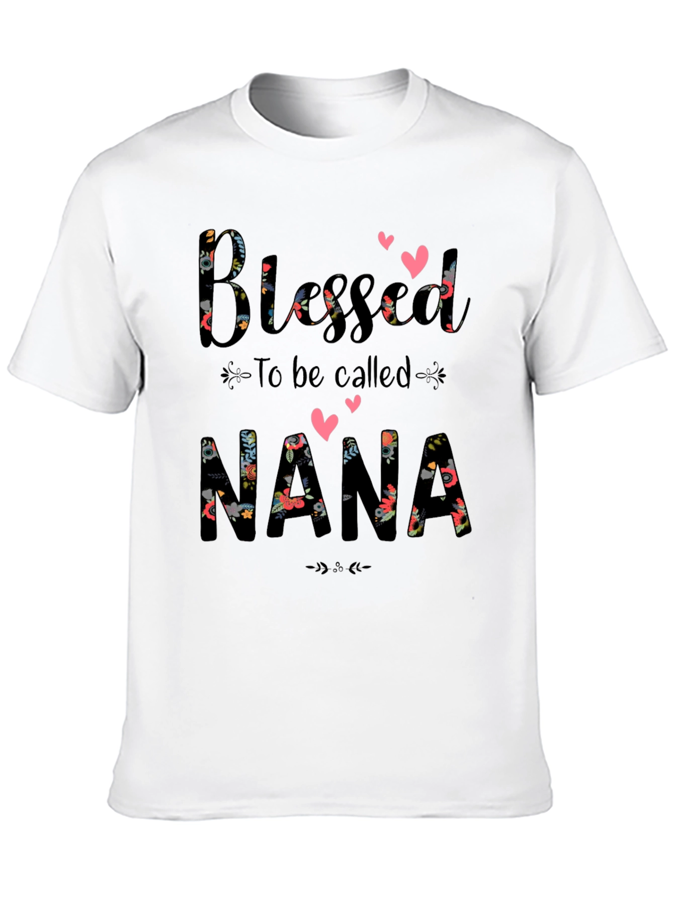 Blessed Nana Floral T-Shirt