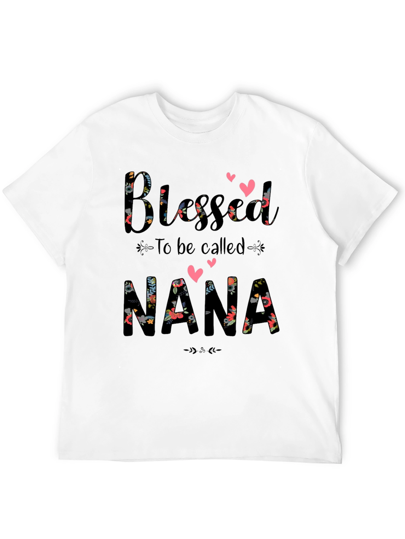 Blessed Nana Floral T-Shirt