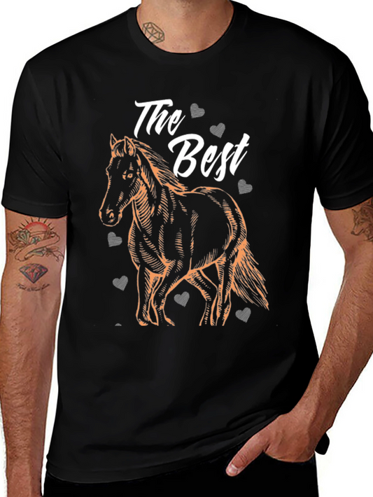 The Best Horse Graphic T-Shirt