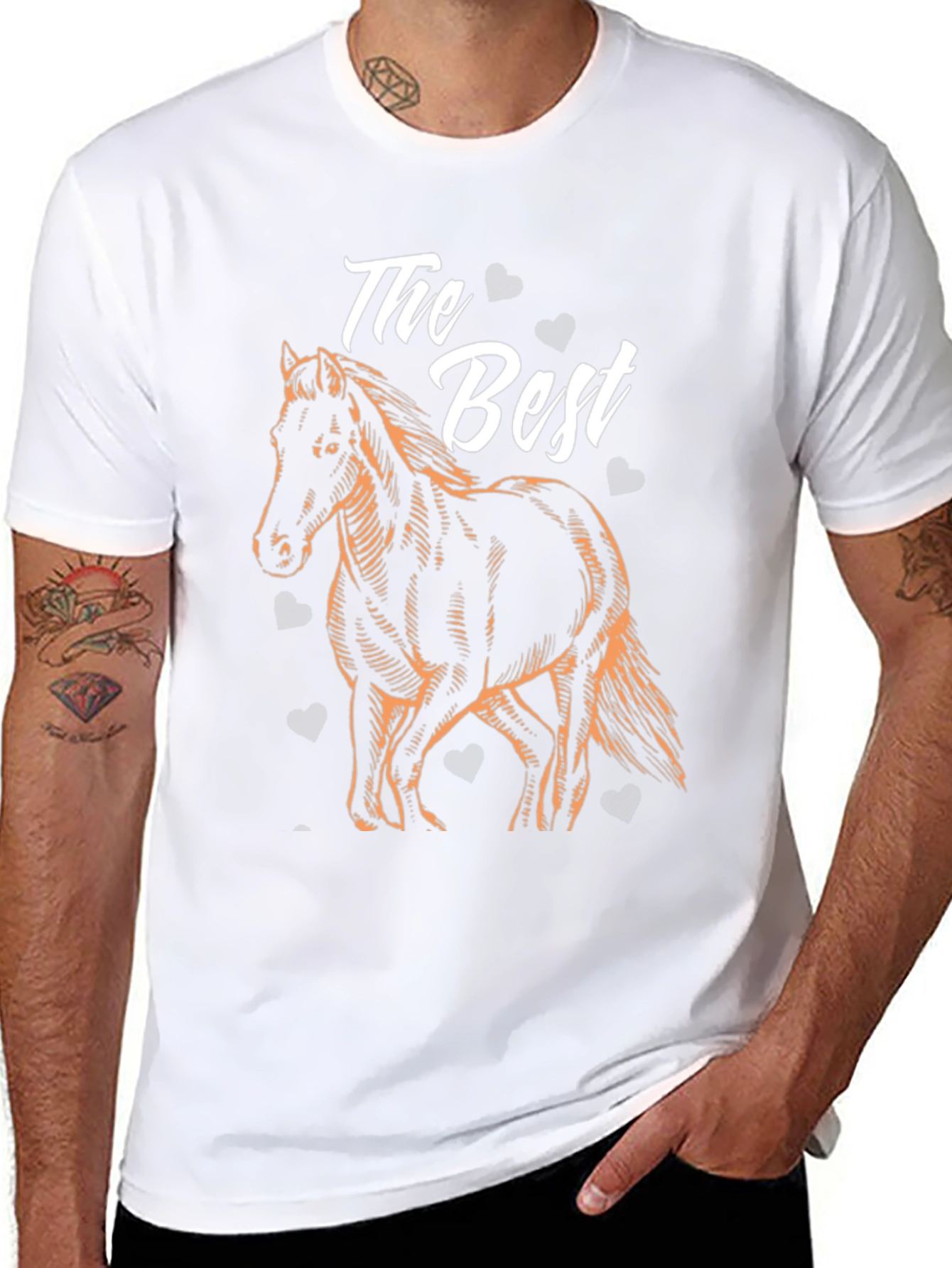 The Best Horse Graphic T-Shirt