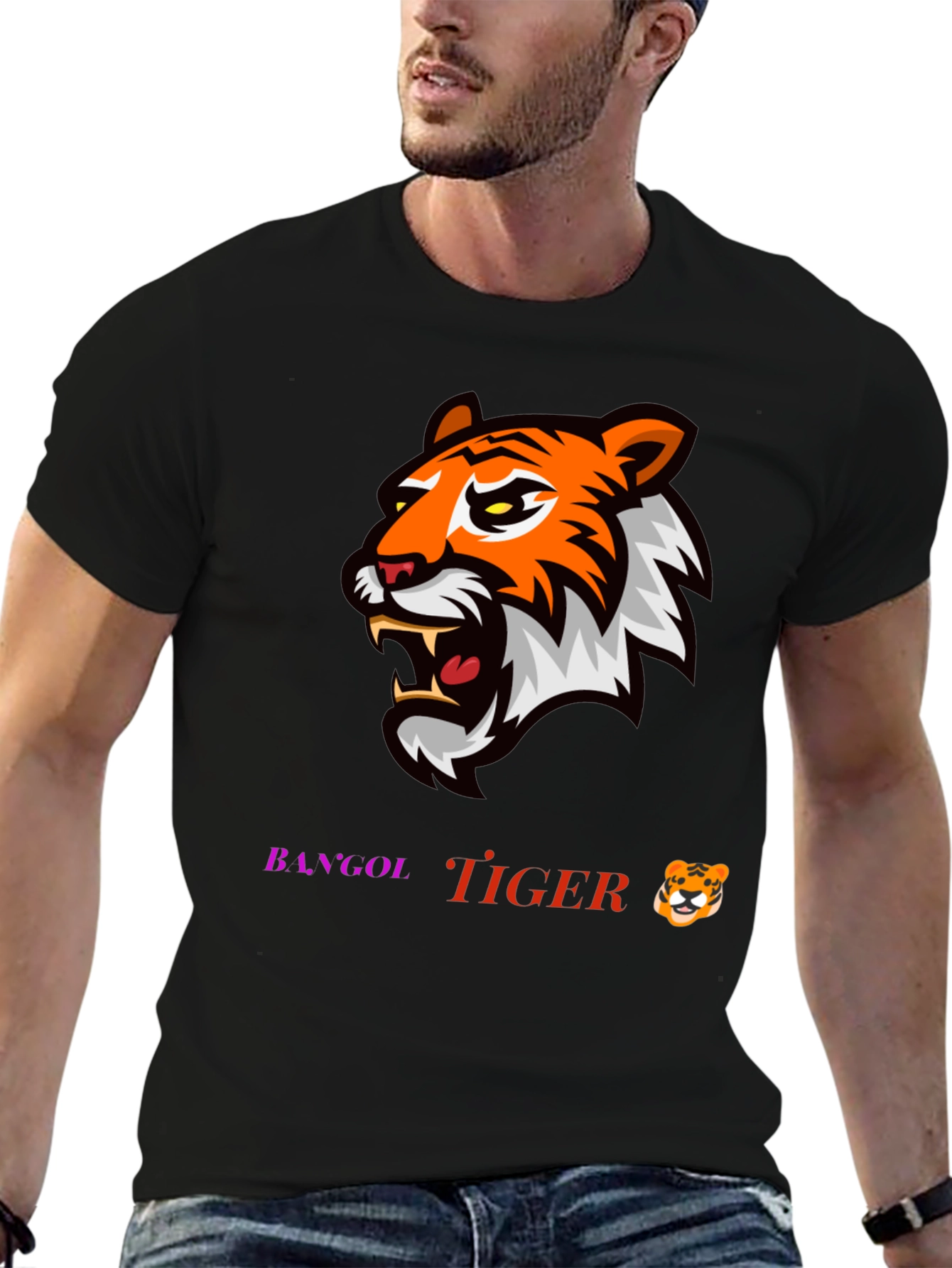 Bengal Tiger Graphic T-Shirt - Fierce Style
