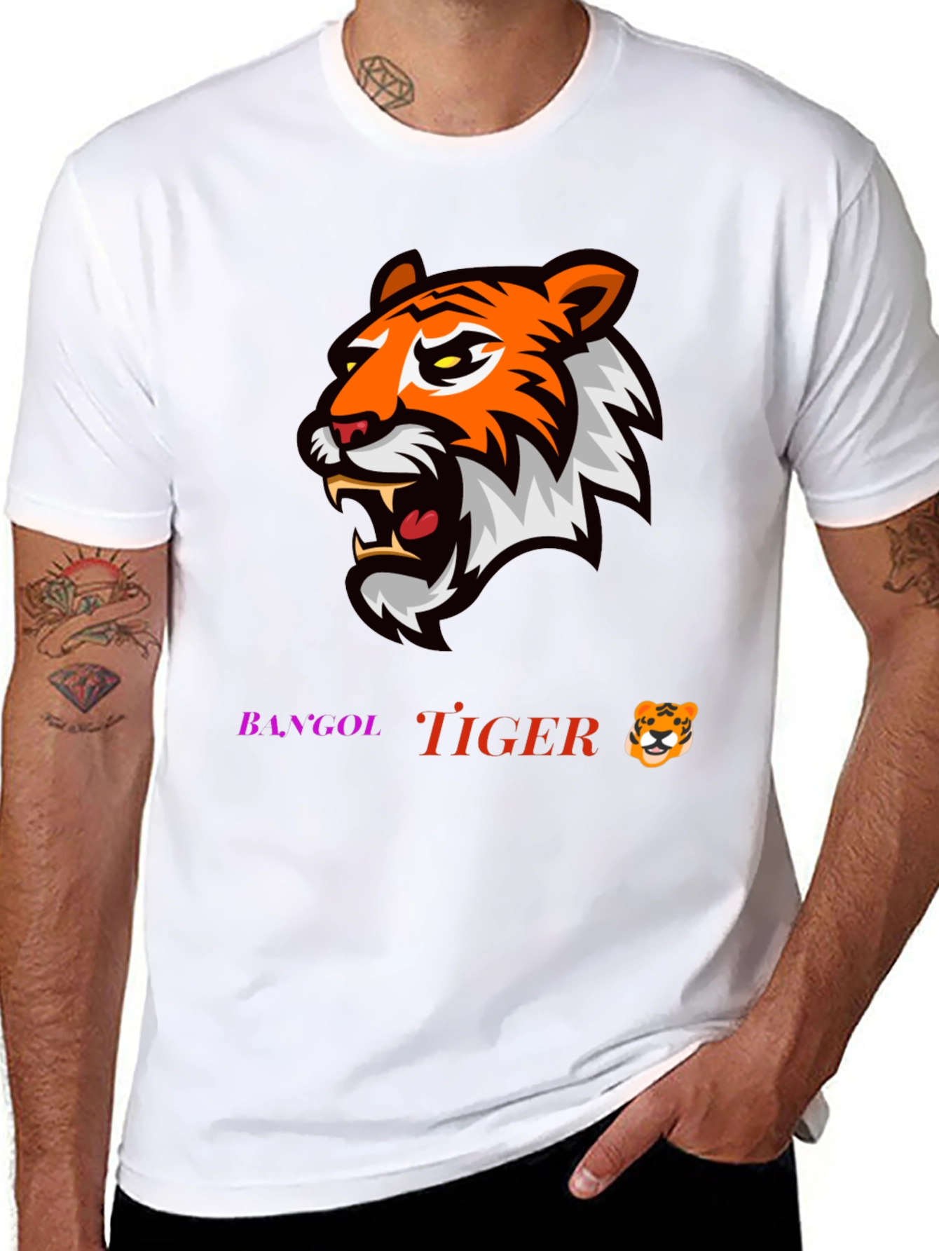 Bengal Tiger Graphic T-Shirt - Fierce Style