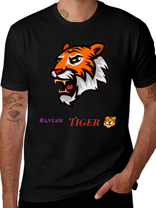 Bengal Tiger Graphic T-Shirt - Fierce Style