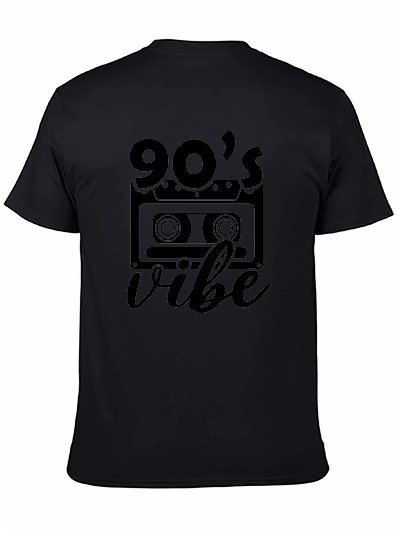 90s Vibe Graphic Tee - Retro Cassette Design