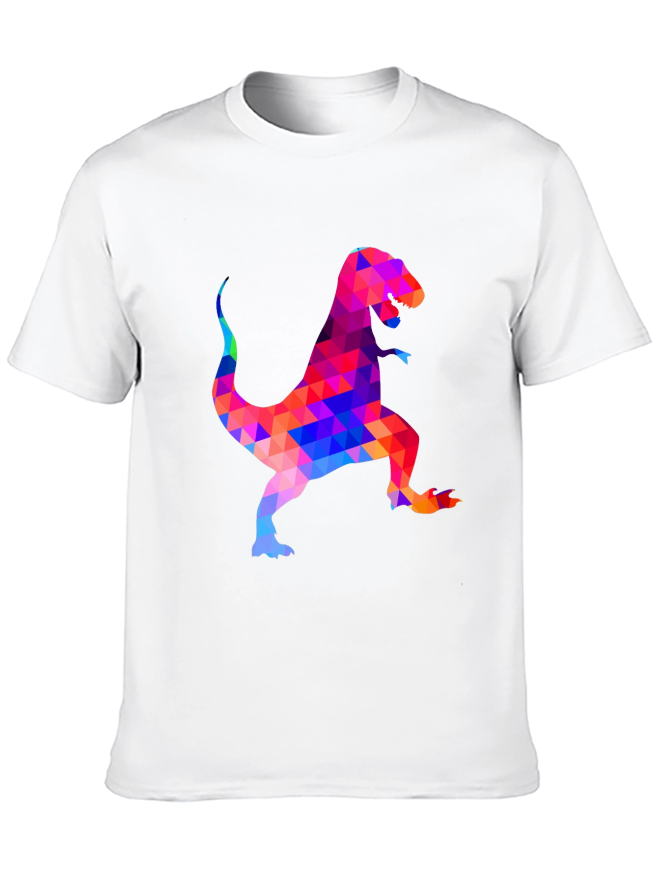 Geometric Dinosaur Graphic Tee