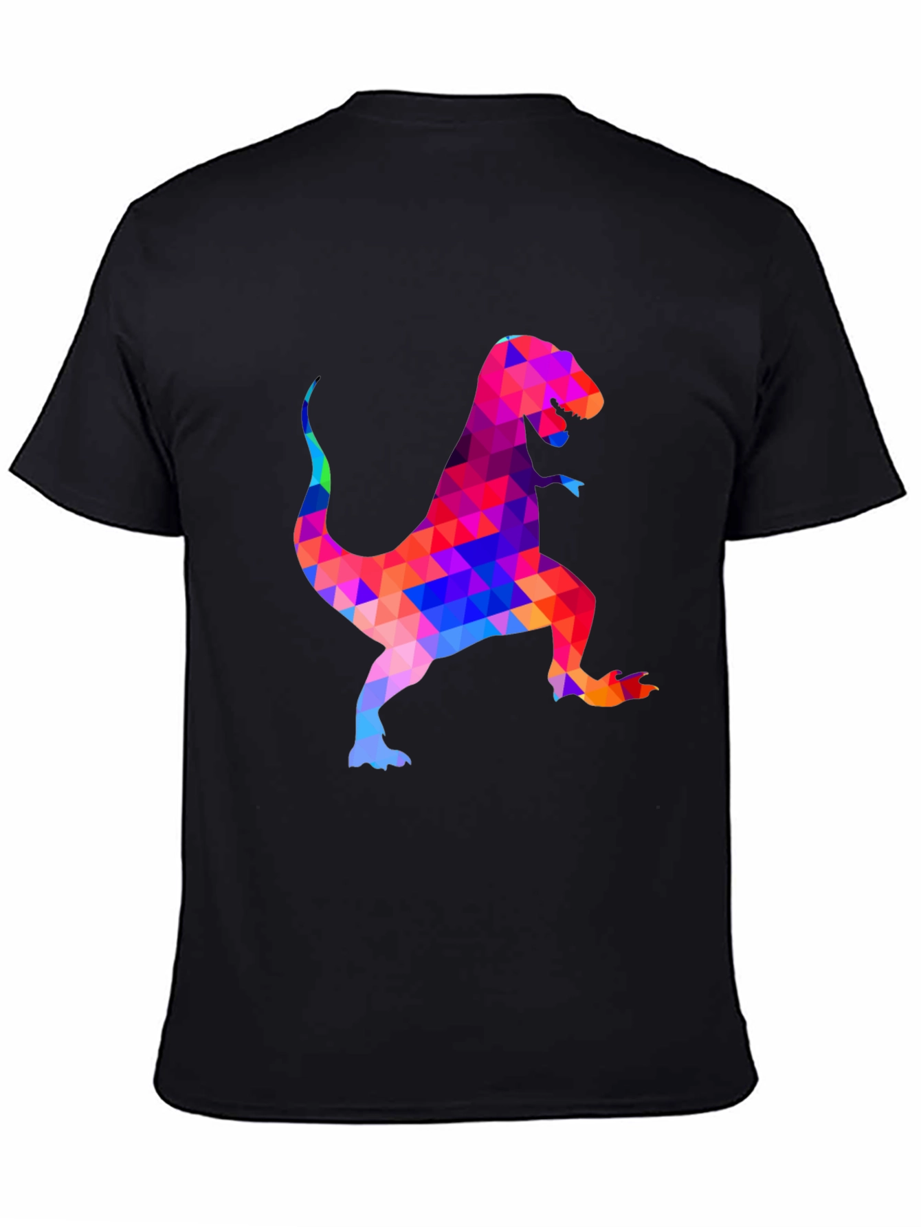 Geometric Dinosaur Graphic Tee