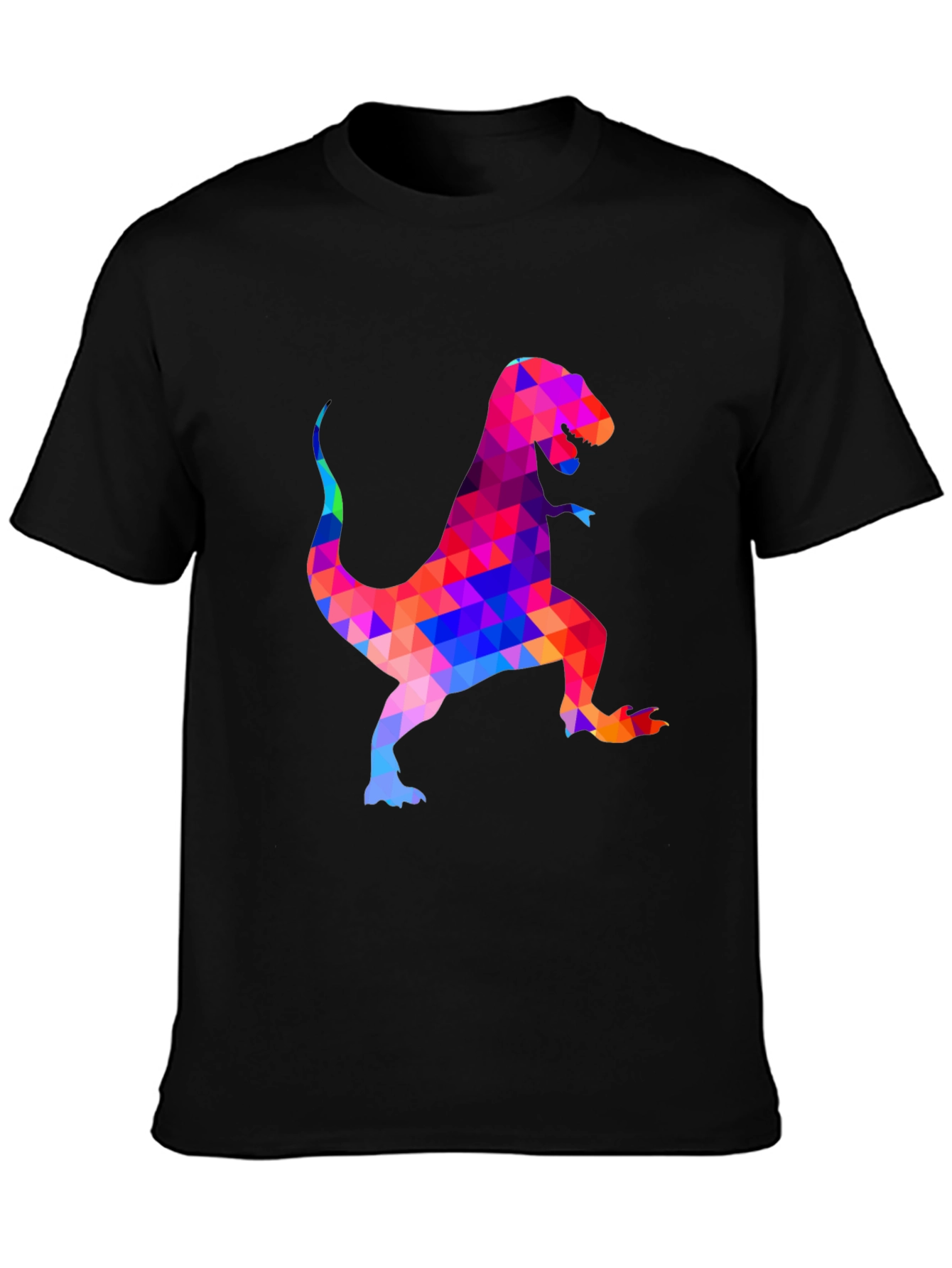 Geometric Dinosaur Graphic Tee