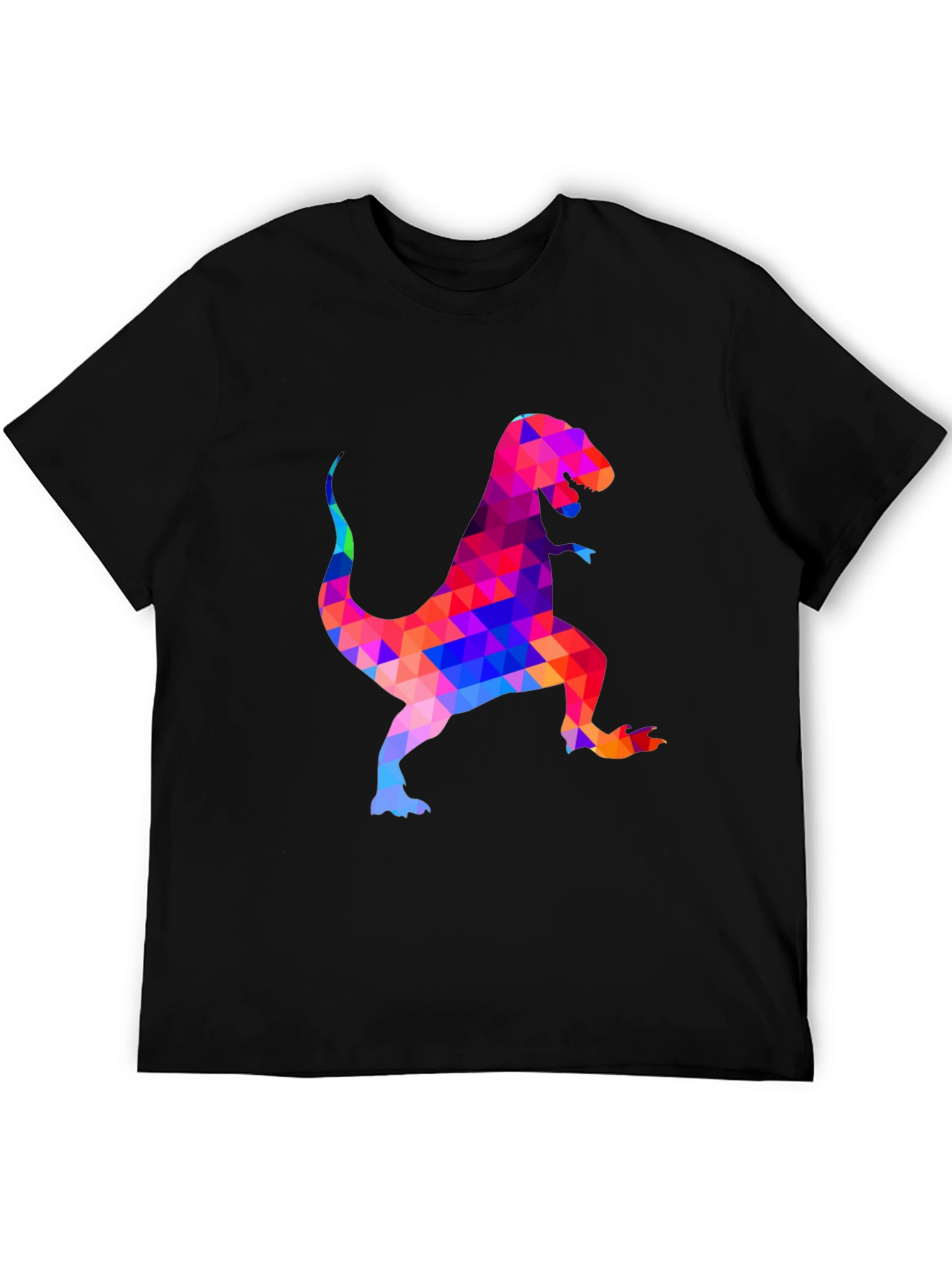 Geometric Dinosaur Graphic Tee