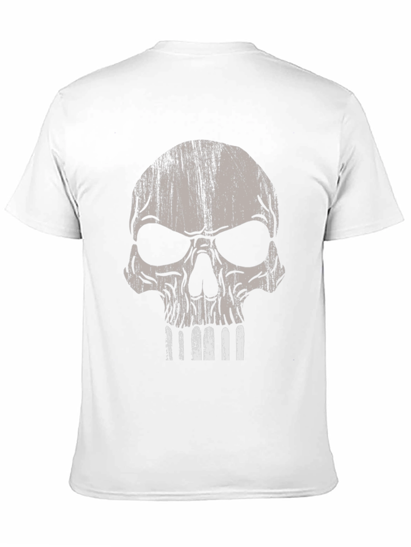 Skull Graphic Print Black T-Shirt