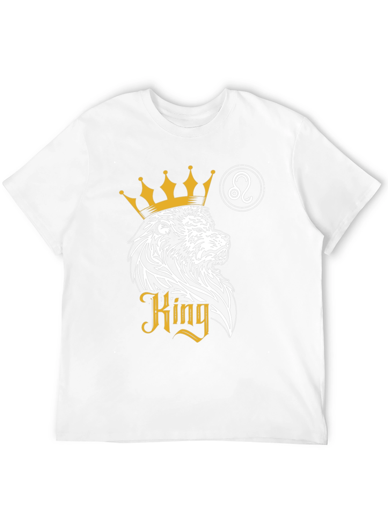 King Lion Zodiac T-Shirt - Leo Zodiac Sign