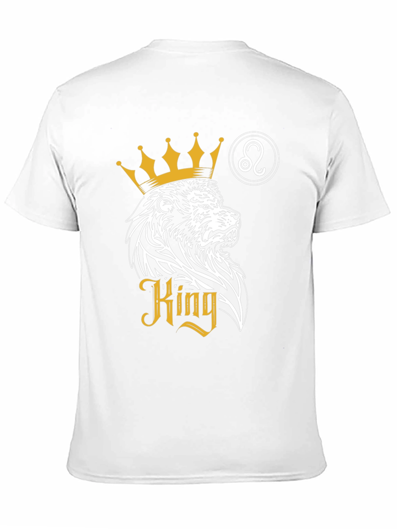 King Lion Zodiac T-Shirt - Leo Zodiac Sign