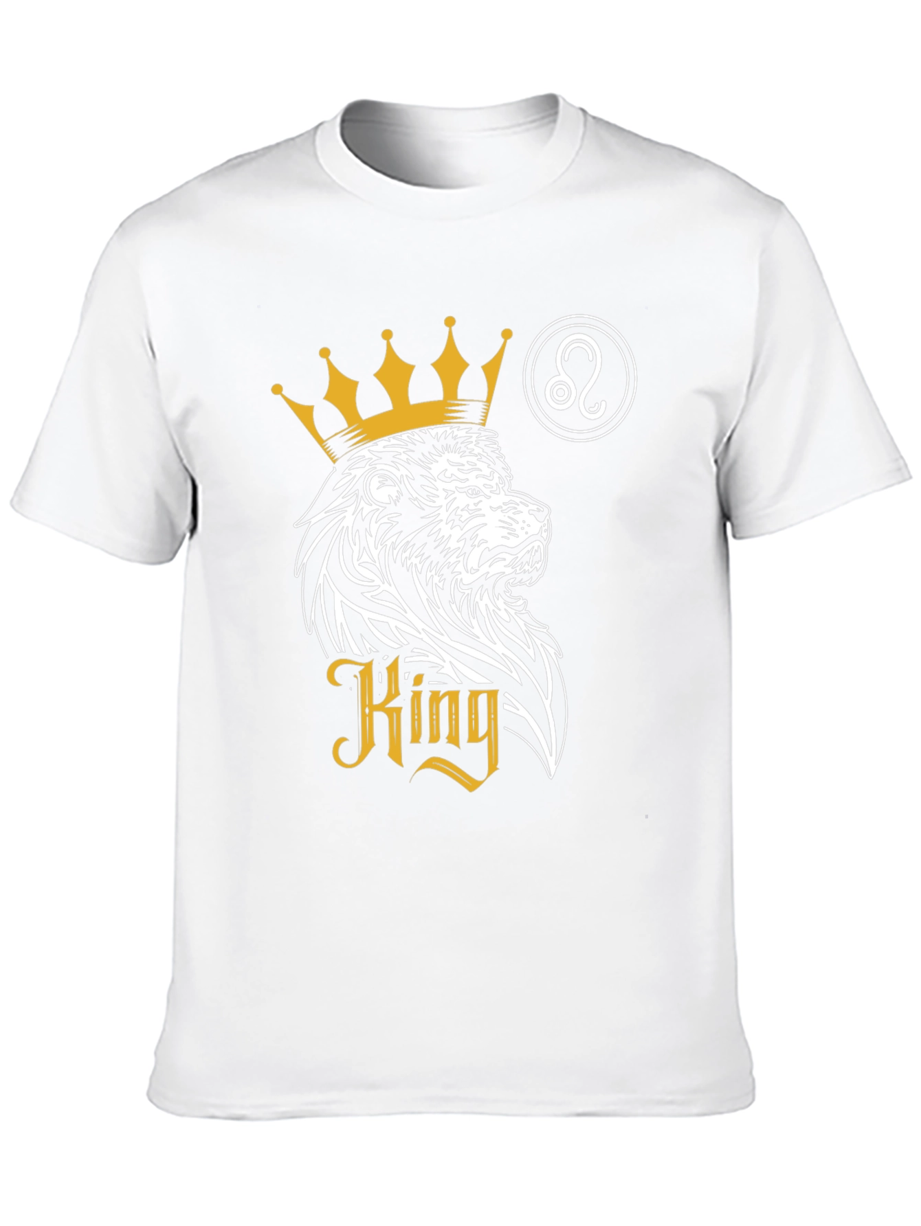 King Lion Zodiac T-Shirt - Leo Zodiac Sign