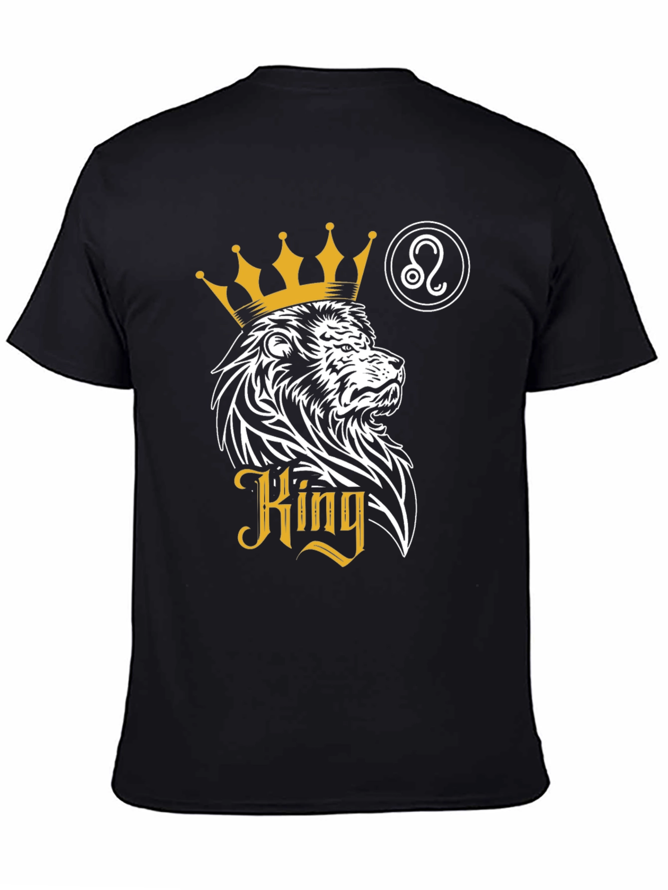 King Lion Zodiac T-Shirt - Leo Zodiac Sign