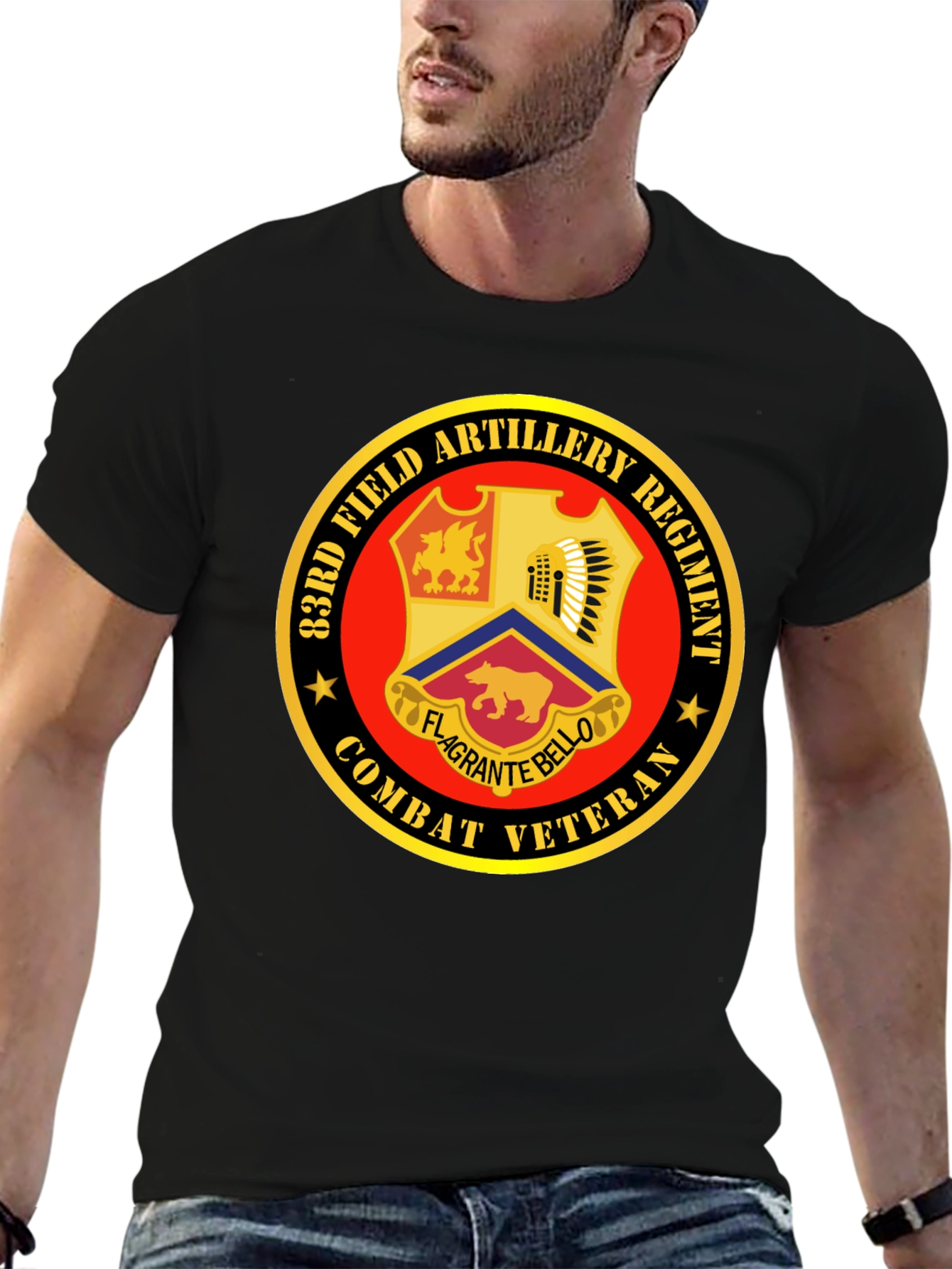 83rd Field Artillery Regiment Combat Veteran T-Shirt