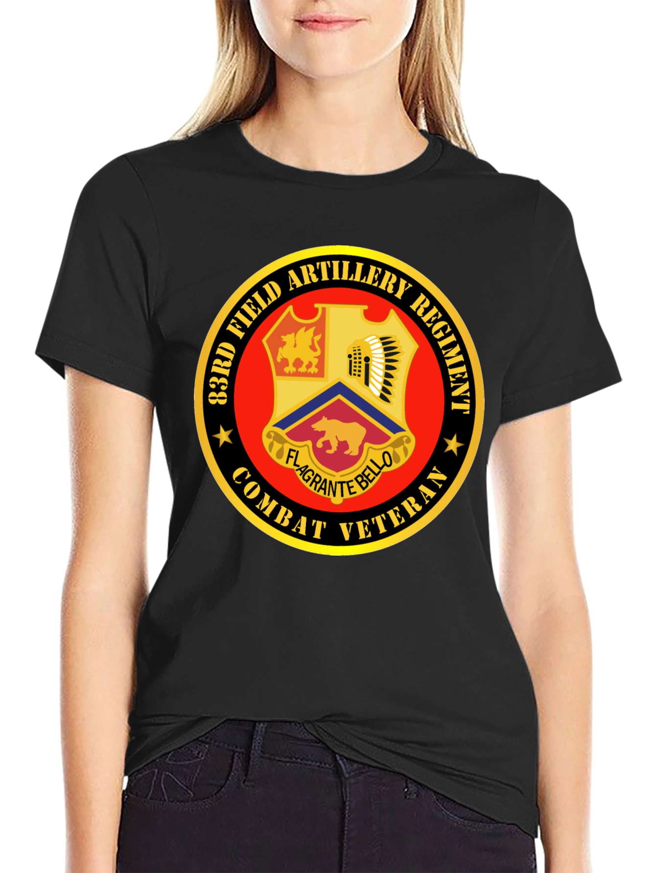 83rd Field Artillery Regiment Combat Veteran T-Shirt