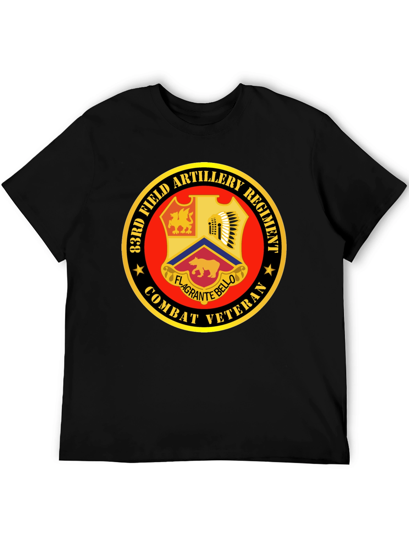 83rd Field Artillery Regiment Combat Veteran T-Shirt