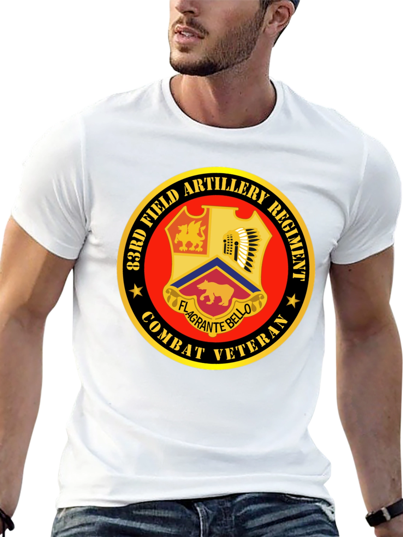 83rd Field Artillery Regiment Combat Veteran T-Shirt