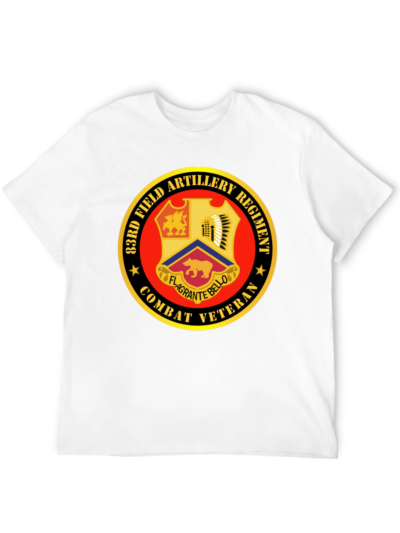 83rd Field Artillery Regiment Combat Veteran T-Shirt
